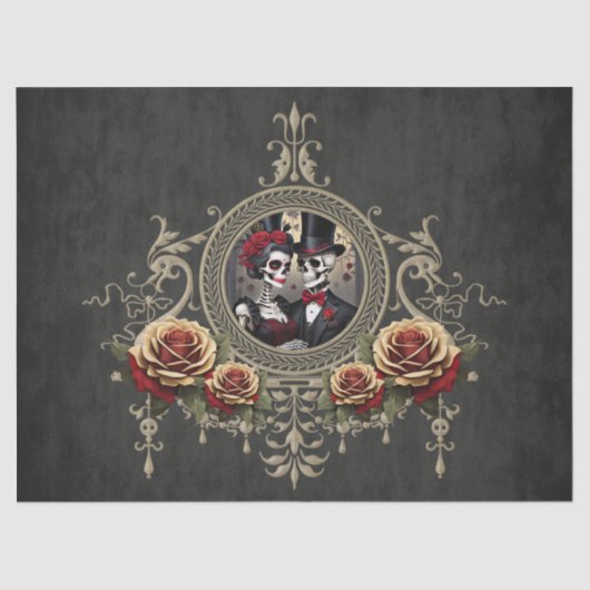 Eeuwige liefde in de duisternis. tissuepapier (Voorkant)