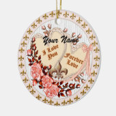 Eeuwige Liefde   Keramisch Ornament (Links)