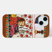 EEUWIGE LIEFDE Middeleeuws Miniatuur Perkament Case-Mate iPhone Case (Achterkant (horizontaal))