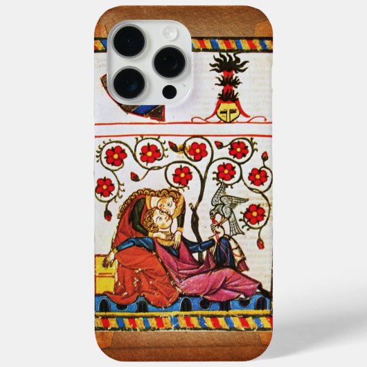 EEUWIGE LIEFDE Middeleeuwse Miniatuur Pergament Case-Mate iPhone Case (Achterkant)