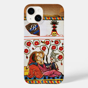 EEUWIGE LIEFDE MONOGRAM perkament Case-Mate iPhone 14 Hoesje