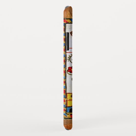 EEUWIGE LIEFDE MONOGRAM perkament Case-Mate iPhone Case (Achterkant/rechts)