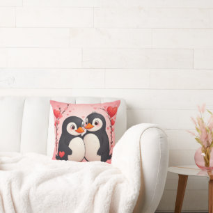 Eeuwige Liefde Pinguïn Liefde Kussen