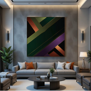 Eeuwige Lijnreflecties Canvas Afdruk