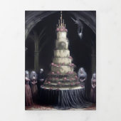 Eeuwige Matrimony Gotische Bruiloft Drieluik Uitnodiging (Cover)