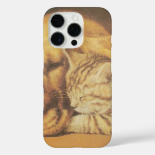 Eeuwige Metgezellen Mooie Kat & Hond Knuffelen iPhone 16 Pro Hoesje