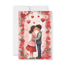 Eeuwige omhelzing: een Valentijnsdag kus