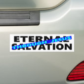 Eeuwige redding door Jezus Bumpersticker (Op auto)