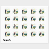 Eeuwige Romance Ronde Sticker (Vel)