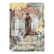 Eeuwige stilte op het kerkhof