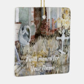 Eeuwige stilte op het kerkhof keramisch ornament (Rechts)