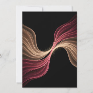 Eeuwige Stroom van Liefde — Abstracte Romantische Bedankkaart