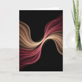 Eeuwige Stroom van Liefde — Abstracte Romantische Kaart (Voorkant)