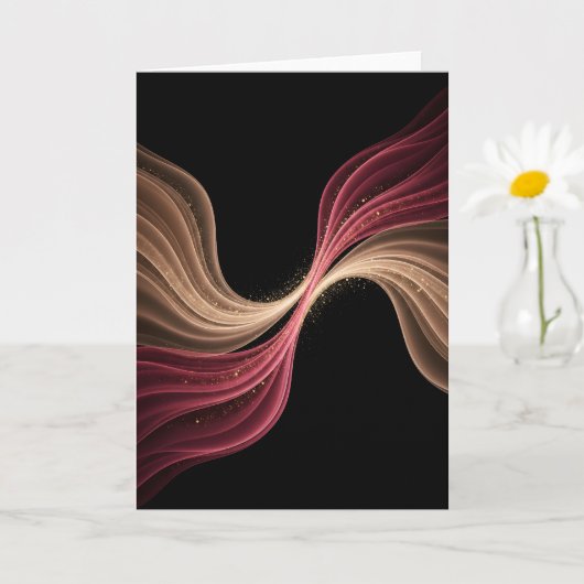 Eeuwige Stroom van Liefde — Abstracte Romantische Kaart (Kleine Plant)