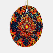 Eeuwige visionaire gelukzaligheid keramisch ornament (Rechts)