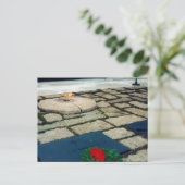 eeuwige vlam van jfk briefkaart (Staand voorkant)