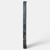 Eeuwige zandloper: de zwarte kat van de tijd samsung galaxy hoesje (Linkerkant)