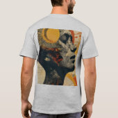 Eeuwige Zon: Memento Mori Halftone Collage T-Shir T-shirt (Achterkant)