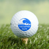 Eevacuatieroutewegteken Golfballen (Insitu Shirt)