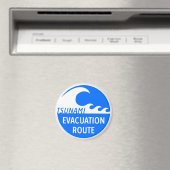 Eevacuatieroutewegteken Magneet (Insitu (Vaatwasser))