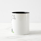 Eeyore drôle citation mug 'mes yeux sont ouverts' (Centre)