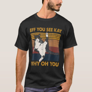 Ef je ziet Kay Cat waarom je Yoga Cat T-shirt