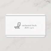 EF Standaard, 3,5 inch x 2,0 inch Visitekaartje (Voorkant)