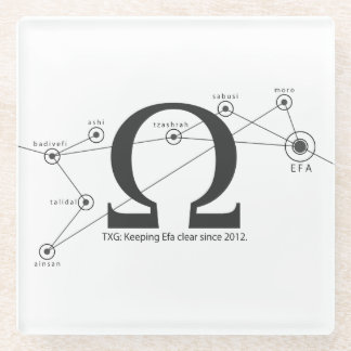 Efa wissen Onderzetter behouden Glazen Onderzetter