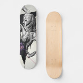 Efemeer #01 skateboard dek (Voorkant)