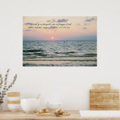 Efesios 4:26 poster (Keuken)