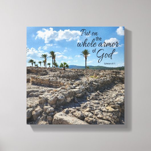 Efeze 6:11 Canvasprint Canvas Afdruk (Voorkant)