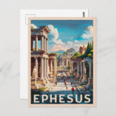 Efeze, Turkije. oldtimerreis Briefkaart (Voorkant / Achterkant)