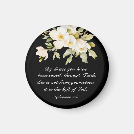 Efeziërs 2:8 Door genade zijt gij gered uit de Bij Magneet (Voorkant)