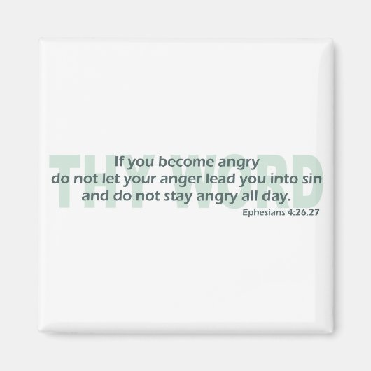 Efeziërs 4: 26-27 magneet (Voorkant)