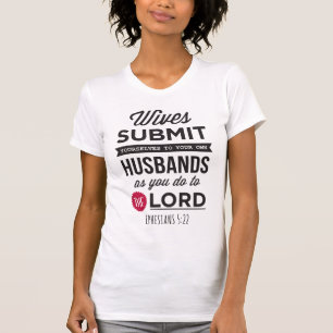 Efeziërs 5:22 t-shirt