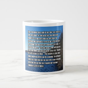 Efeziërs 5:28-33 WEBU Mug Extra Grote Beker