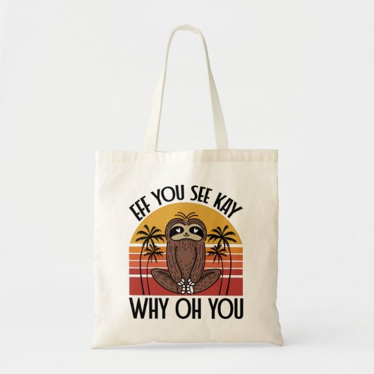 Eff je ziet hoe je weet waarom je grappige Yogi Gi Tote Bag (Voorkant)