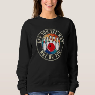 Eff je ziet Kay Retro 80s Bowling Trui