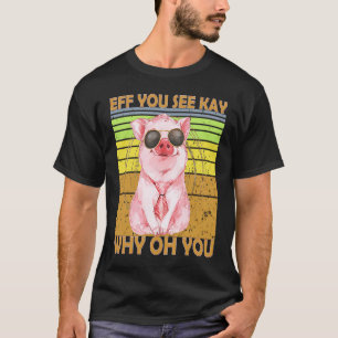 EFF Je ziet Kay waarom je de Vintage van Retro pin T-shirt