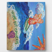 Effacer Cancer Angel Art Peinture Plaque cadeau (Devant)