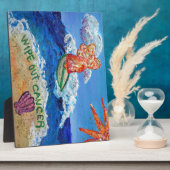 Effacer Cancer Angel Art Peinture Plaque cadeau (Côté)