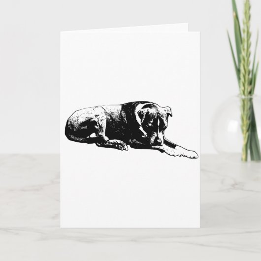 Effacer la carte de chien de regard (Devant)