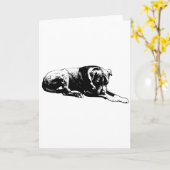 Effacer la carte de chien de regard (Fleur jaune)