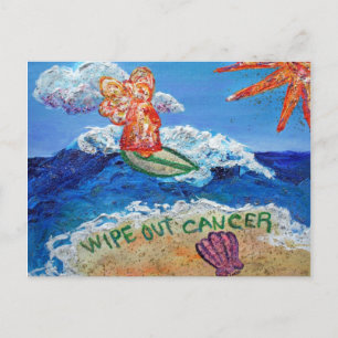 Effacer la carte postale Ange Cancer