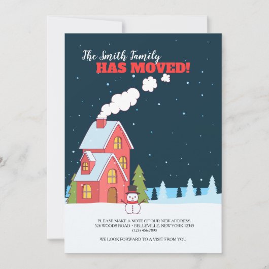 Effacer la Faire-part de déplacement nocturne d'hi (Devant)