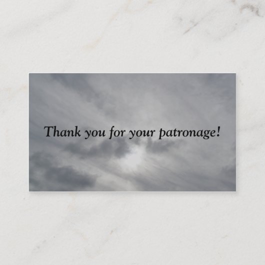 Effacer le Carte de visite de méduse (Dos)