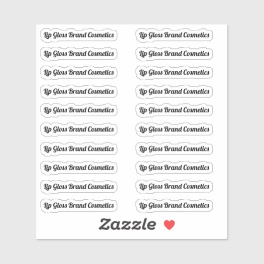 Effacer le Étiquette de tube de brillance de la lè (Feuille)