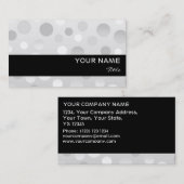 Effacer le modèle de carte de visite Fizz bande no (Devant / Derrière)