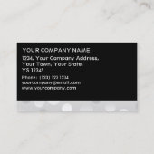 Effacer le modèle de carte de visite Fizz bande no (Dos)