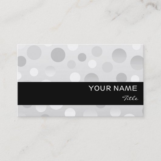 Effacer le modèle de carte de visite Fizz bande no (Devant)
